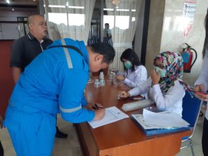 BNNK Pematangsiantar Laksanakan Deteksi Dini bagi Pegawai/Staf Bank Indonesia Kantor Cabang Pematangsiantar